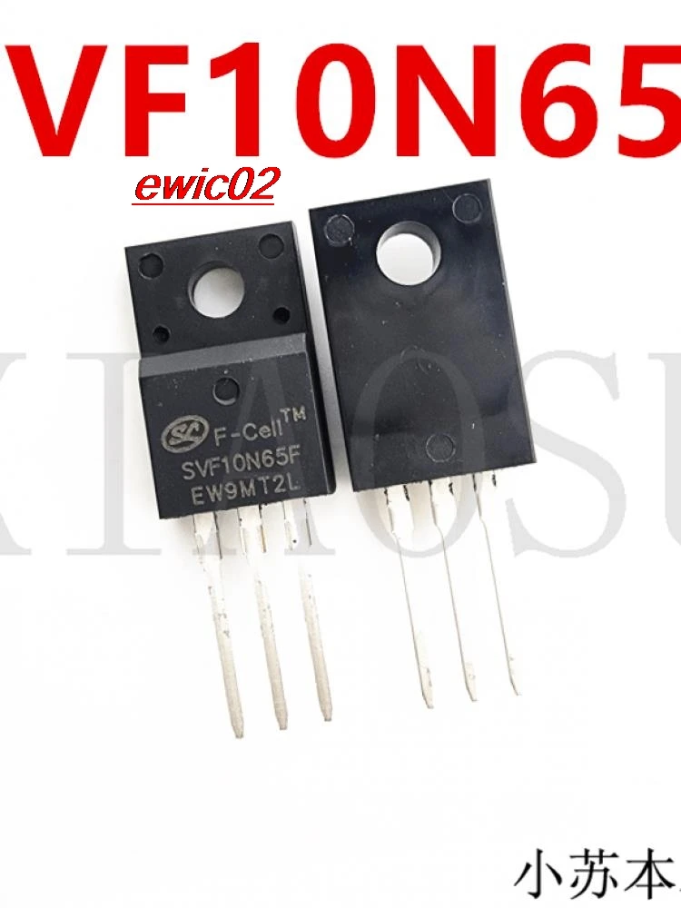 5pieces Original stock  SVF10N65F TO-220F 650V 10A IC