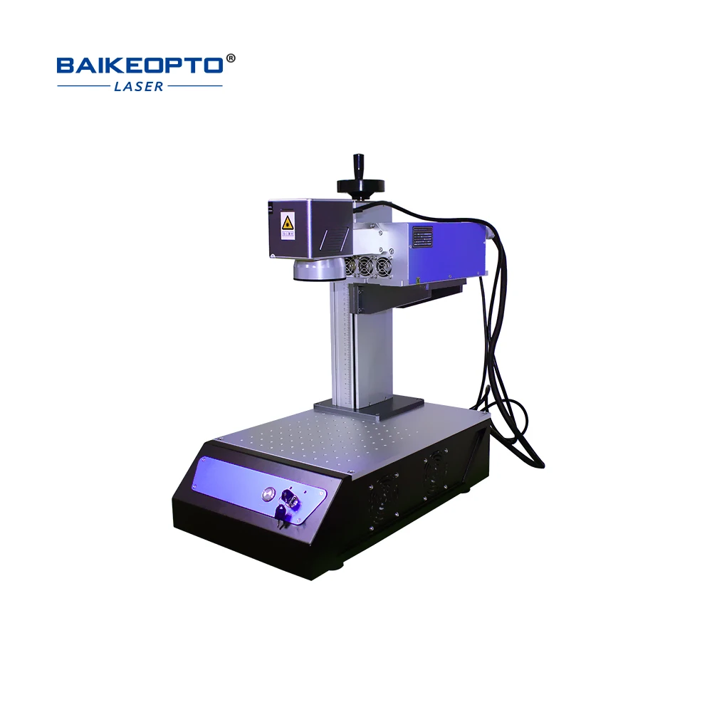 3W 5W 10W Fiber UV Laser Marking Machine Fiber Laser Marking Machine for Engraved Glass