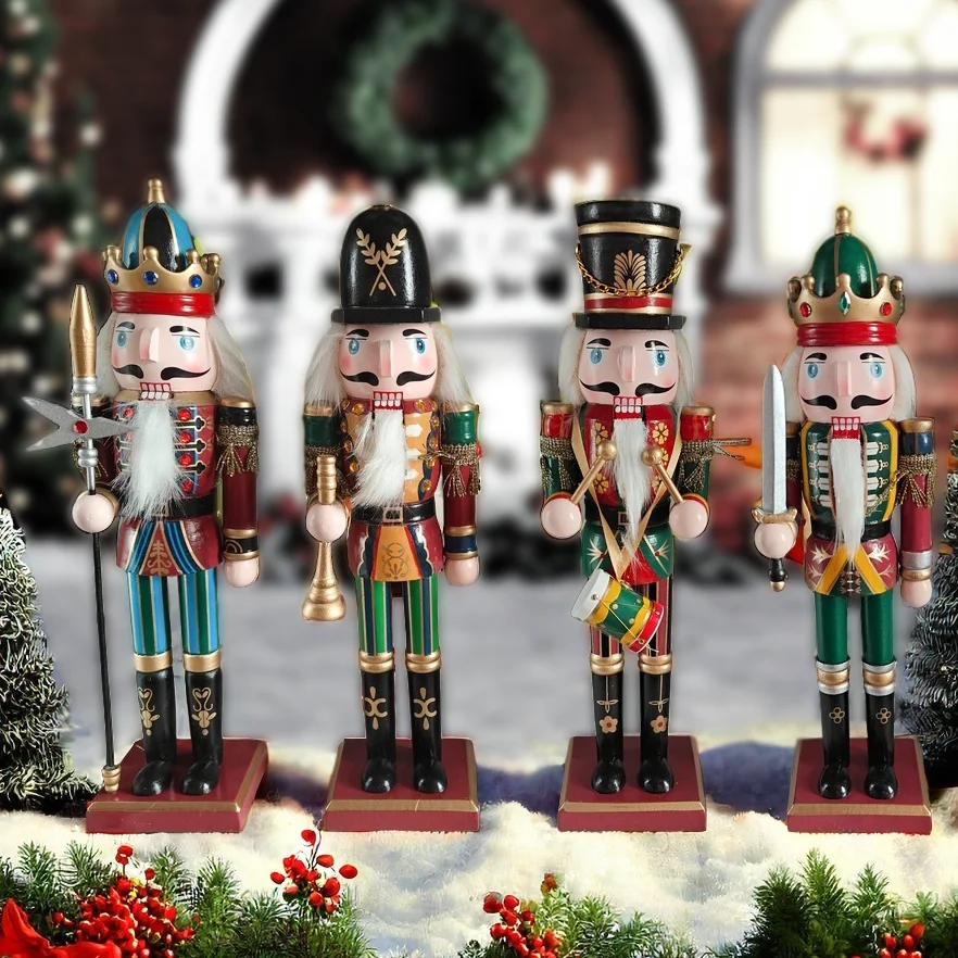

1 classic Nutcracker figurine, Nutcracker resin figure, Christmas decorations, gifts, exquisite details and vintage charm