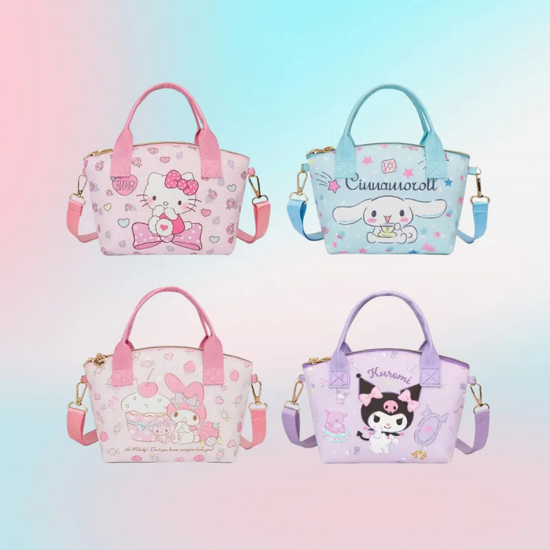 

Сумка через плечо Saniro с героями мультфильмов аниме с ароматом собаки и персонажами кота Куроко Kt, косметичка, сумка на одно плечо, подарки