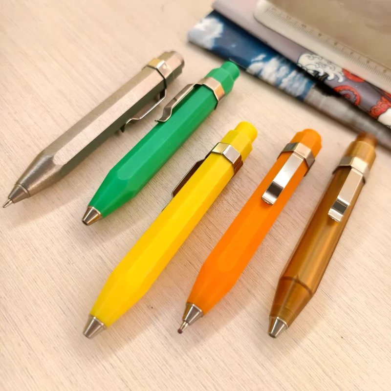 Octagon EDC Tactical Pen, Click Press Mechanism with HDPE Titanium PEI Body, Multicolor Options for Outdoor Survival Gift - view 3