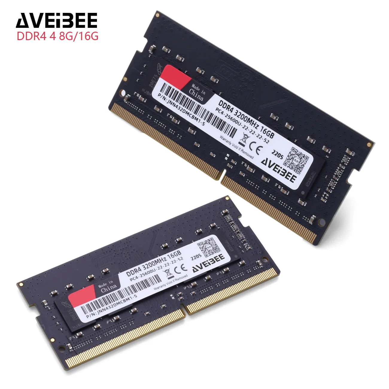 AVEIBEE Memoria Ram DDR4 Notebook 3200 mhz 8GB 4GB 16GB 2400mhz 2133 2666 for Sodimm High Performance Laptop Memory