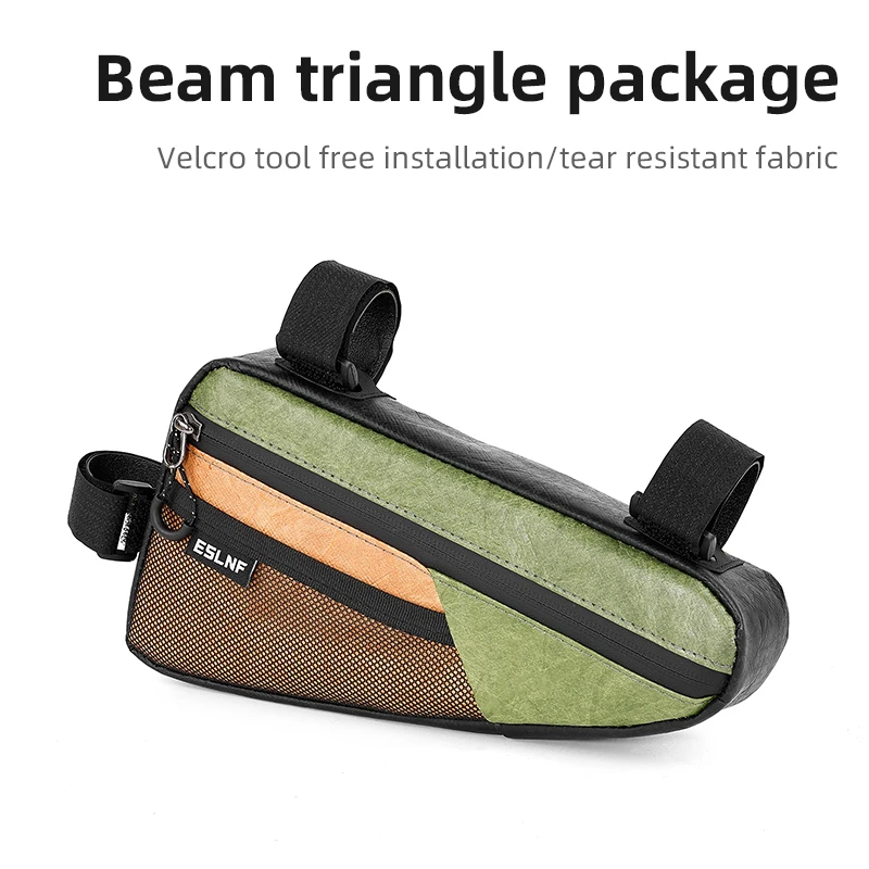 Waterproof Bike Top Tube Triangle Frame Bag Large Capacity Durable Universal Fit for Mountain & Road Bikes Easy to Install