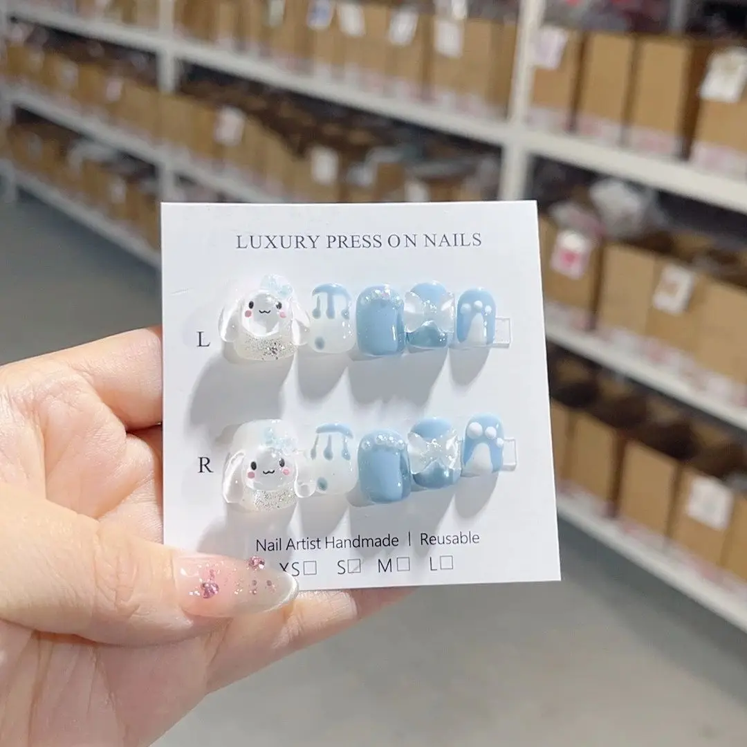 

Оптовая продажа, съемная многоразовая высококачественная элегантная белая ручная работа, пресс для ногтей. No C112