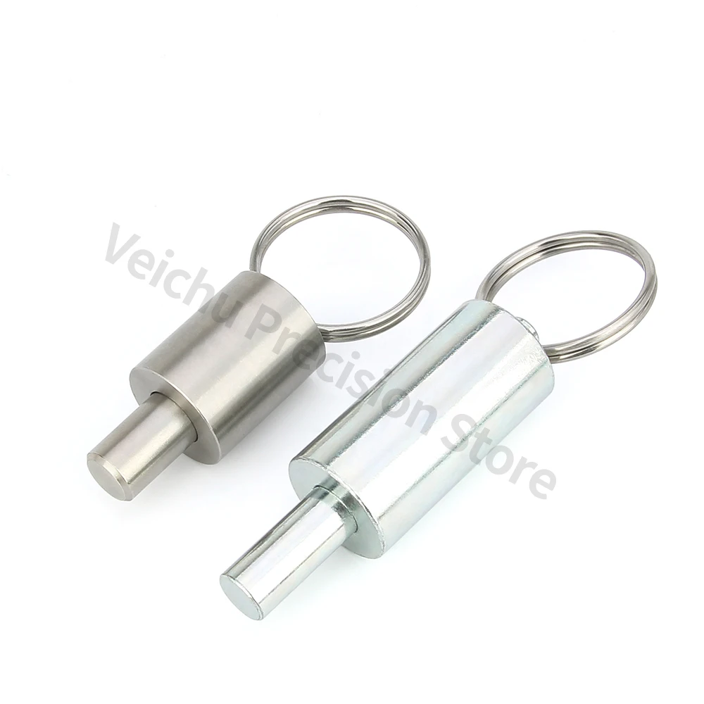 Vendas diretas da fábrica, vcn237, pino de localização de mola de anel de tração, tipo de anel de tração de pino de posição lisa, pino de tração de mola de estribo