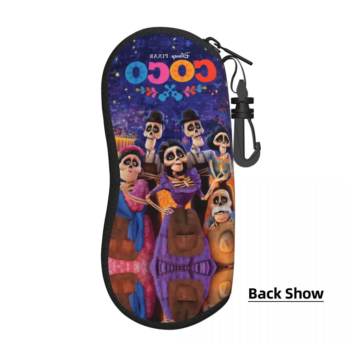 Capa de óculos Coco Shell para homens e mulheres, caixa de óculos elegante bolsa de óculos de sol Coco Shell