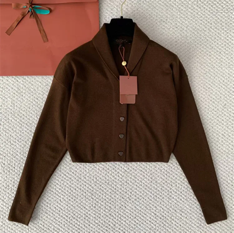 Customized New winter style women's clothing from Europe America Long-sleeved single-button knitted sweater cardigan skirt set