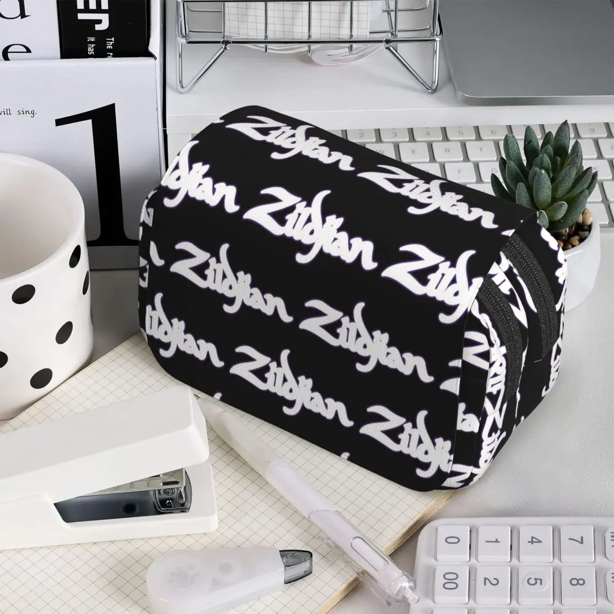 

Zildjian Logo Seriuos Pencil Case for Students School Pen Box Pencil Bag Stationery Supplies Pen Holder Bag