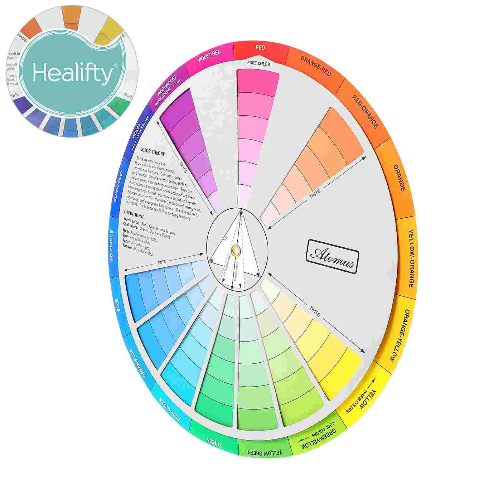 La roue de document nickel é Circle, roues de peinture grises, fuchsia, outil d'artiste, classe