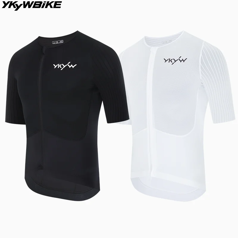 AliExpress YKYWBIKE 2025 Men's Summer Cycling Jersey Lightweight  Short Sleeve Bicycle Shirt Race Level Aerodynamics Sleeve YKK Bike Jersey