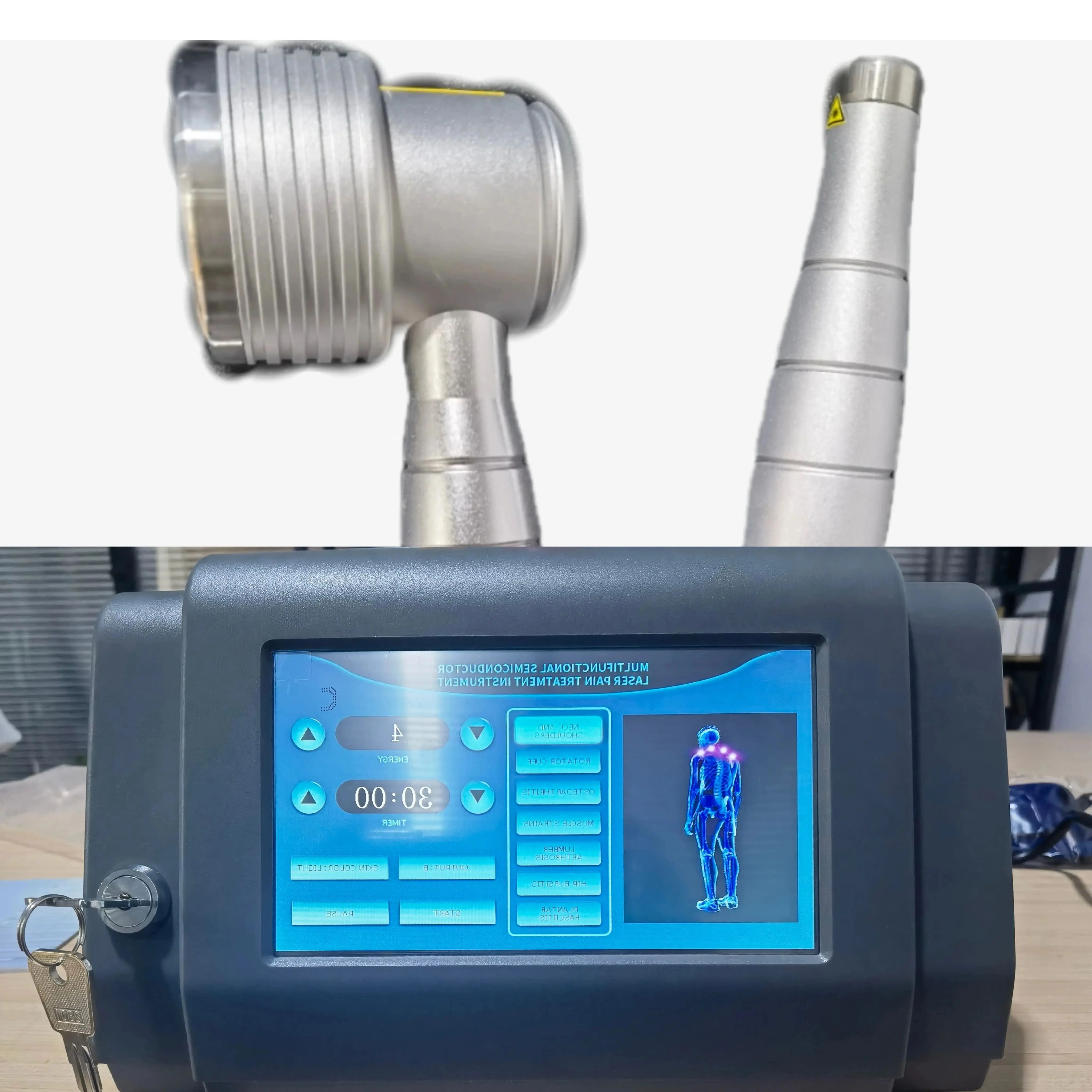 

HLKGO 808nm+650nm 16 Laser Handheld Laser Therapy Foot And Neck Pain Relief
