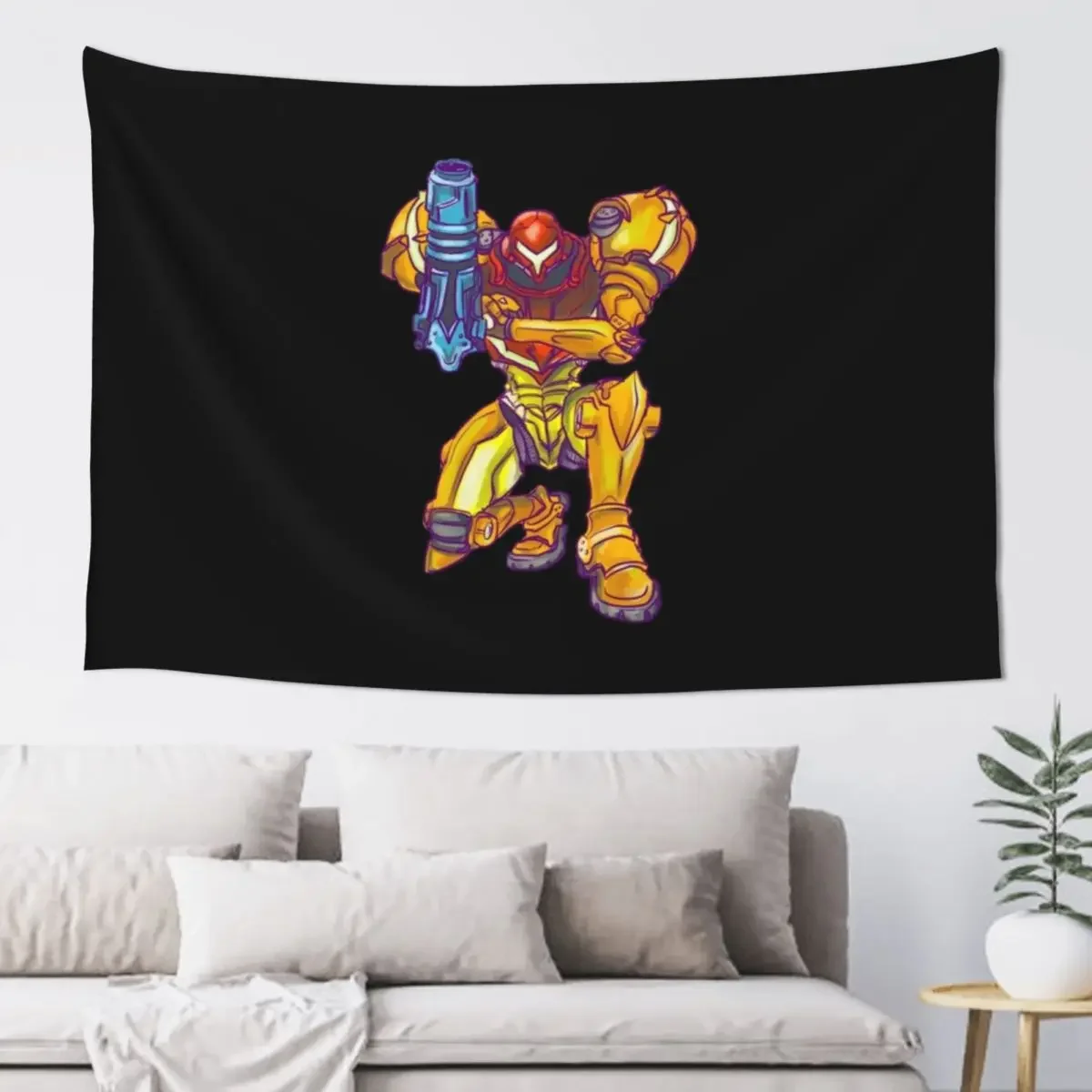 Samus Returns Samus Tapestry Things To The Room Hanging Wall Tapestry