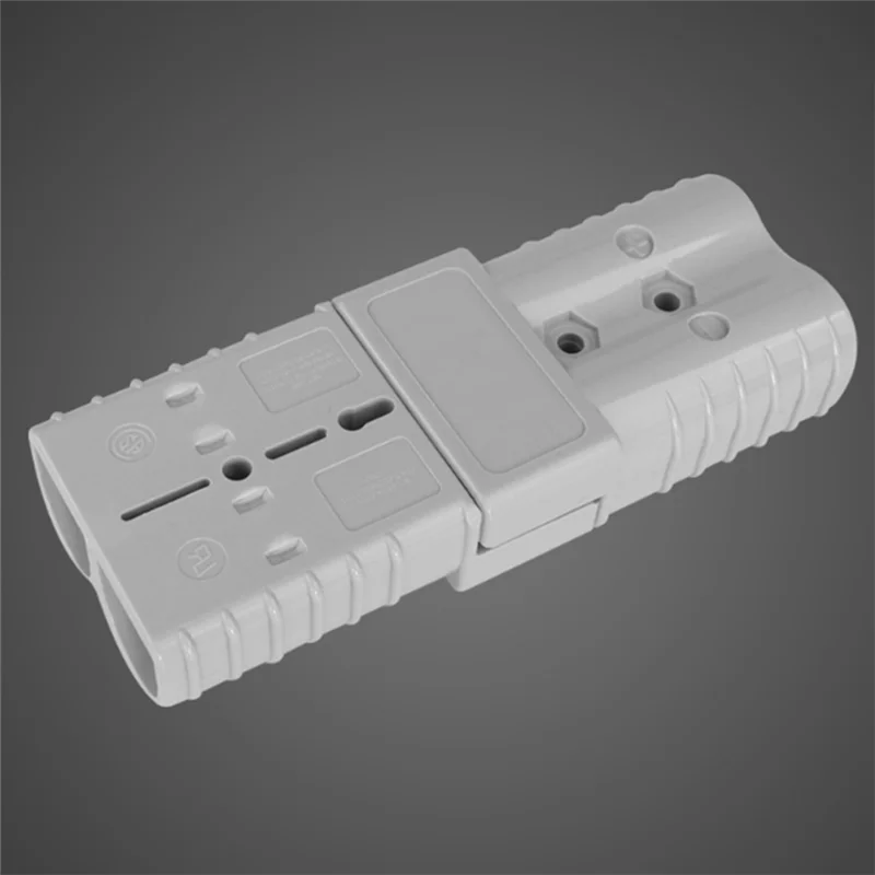 BHBD-10PCS Набор разъемов в стиле Андерсона 50A с ручкой Андерсона Набор быстрых разъемов для зарядки аккумулятора вилочного погрузчика Серый