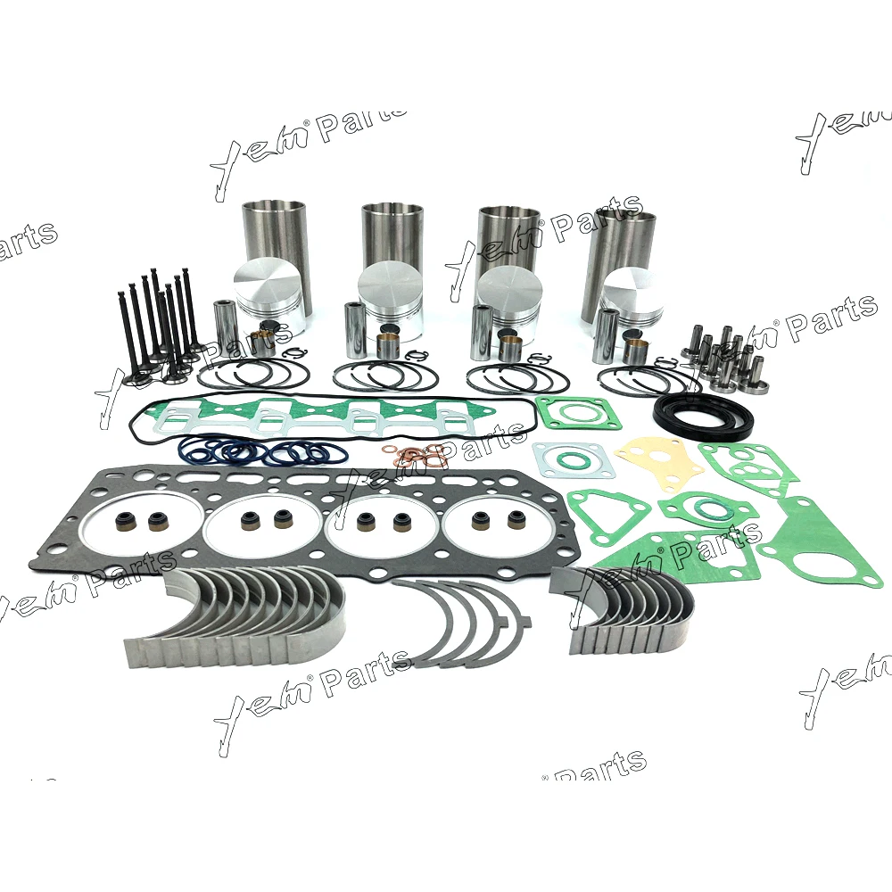 Practical 4D84-1 Engine Overhaul Rebuild Kit With Gasket Bearing Valve Set For Yanmar engine part