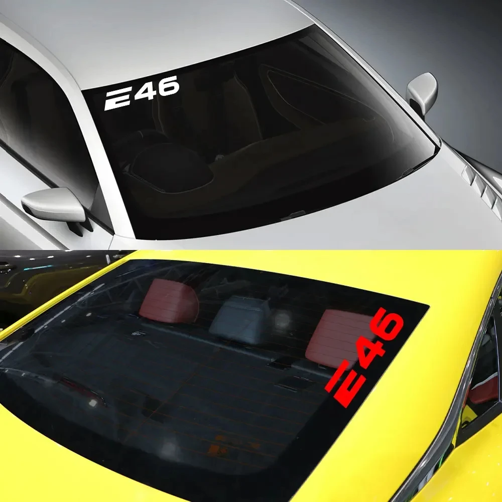 ملصق الزجاج الأمامي للسيارة ، ملحقات ديكور السيارات ، التقدم بطلب للحصول على BMW E39 ، E46 ، E60 ، E90 ، E28 ، E30 ، E34 ، E36 ، E53 ، E61 ، E62 ، E87 ، E91 ، E92