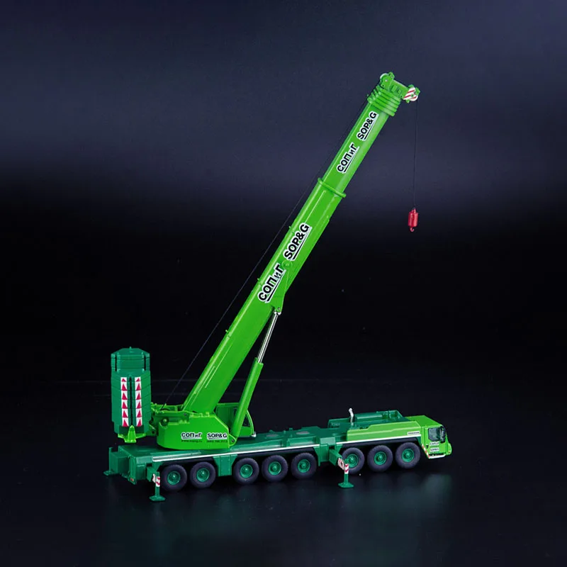 Diecast 1:87 Scale LTM1450-8.1 Crane Alloy Car Model 32-0075 Collection Souvenir Display Ornaments Vehicle Toy