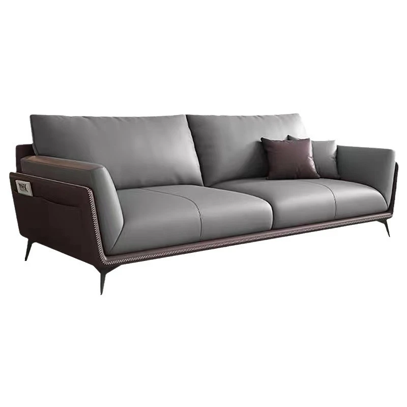 Italian exhibition hall office sofa coffee table combination a complete set of lounge area business reception