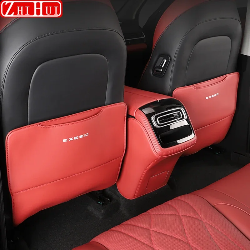 

For Chery EXEED RX 2023 Car Seat Anti Kick Pad Rear Armrest Box Protective Pad Seat Back Anti Dirt Protective Mat Accessories