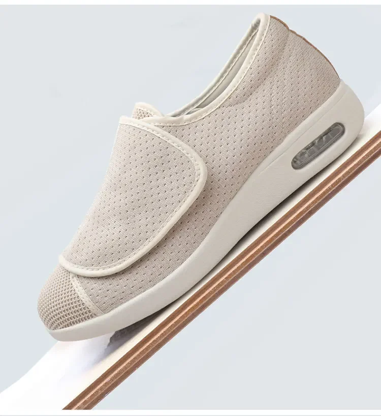 XIHAHA New Casual Orthopedics Wide Feet Swollen Shoes Thumb Eversion Adjusting Soft Comfortable Diabetic Shoe Walking Shoes