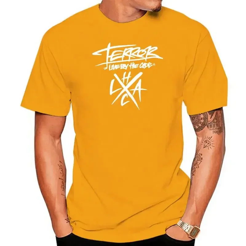 2024 funny summer style Authentic TERROR Band Hard Lessons Logo T-Shirt S-5xl NEW Print T Shirts graphic oversized harajuku tops image 4