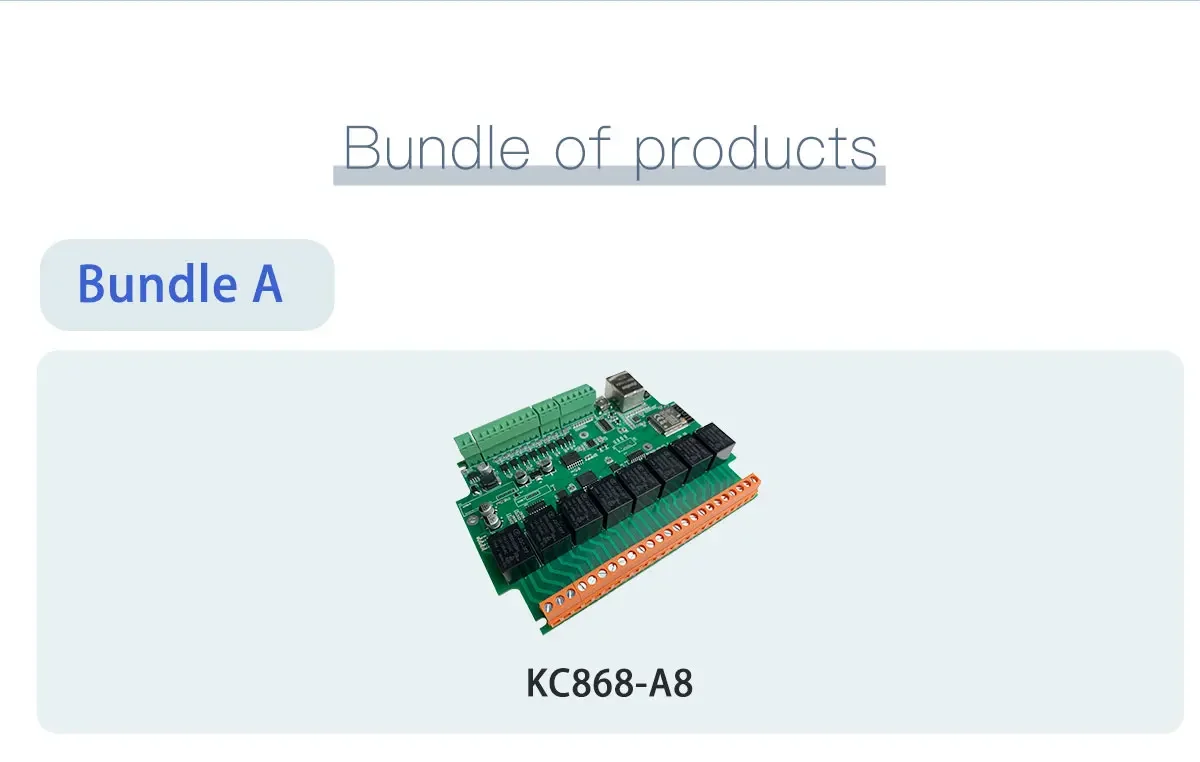 Kincony KC868-A8 ESP32 Wifi/Ethernet RS232 USB Relay Module ADC DAC R F 433M Temperature Arduino IDE For Smart Home MQTT