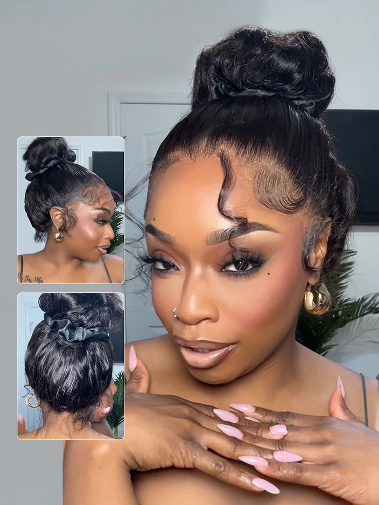 

46 Inch Wigs Curly Deep Water Wave Lace Front Wigs 13x6 360 HD Lace Front Human Hair Wig 13X4 Glueless Wigs Brazilian Hair Wigs