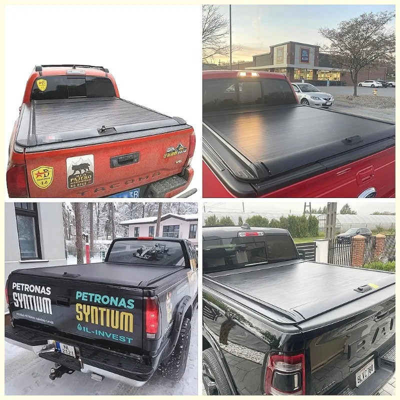 

Hard Folding Pickup Truck Bed Cover for Tacoma, Waterproof & Lockable Tonneau Cover