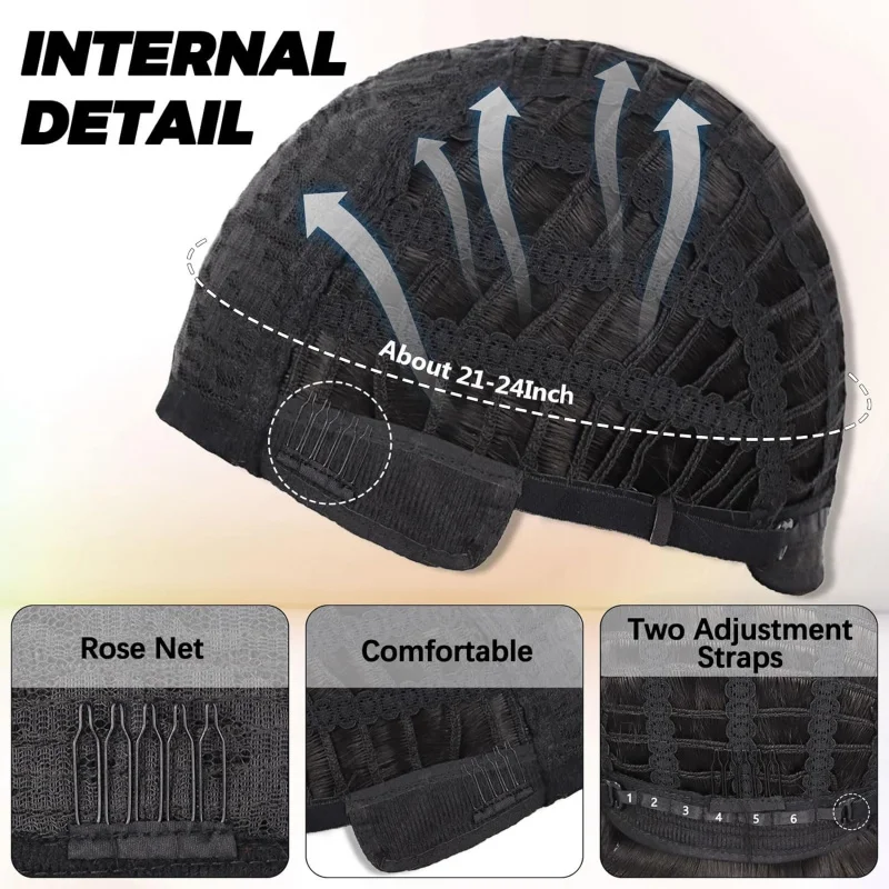 70S شعر مستعار أفرو للرجال لحفلة الديسكو، 5 قطع مجموعة أسود أفرو مجعد الاصطناعية الروك الباروكات لاستخدام 70S 80S زي الهالوين التنكرية #5