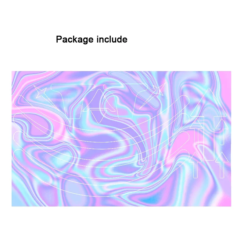 Night Luminous Daytime Laser Stickers for DJI Avata Drone Night Flight Fluorescent Decals Decorative Sticker Drone Accessories