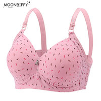 Large Size D Cup Bras for Women Sexy Lingerie Push Up Brassiere Mommy Girls Bralette Wire Free Cotton Underwear Female Lingerie