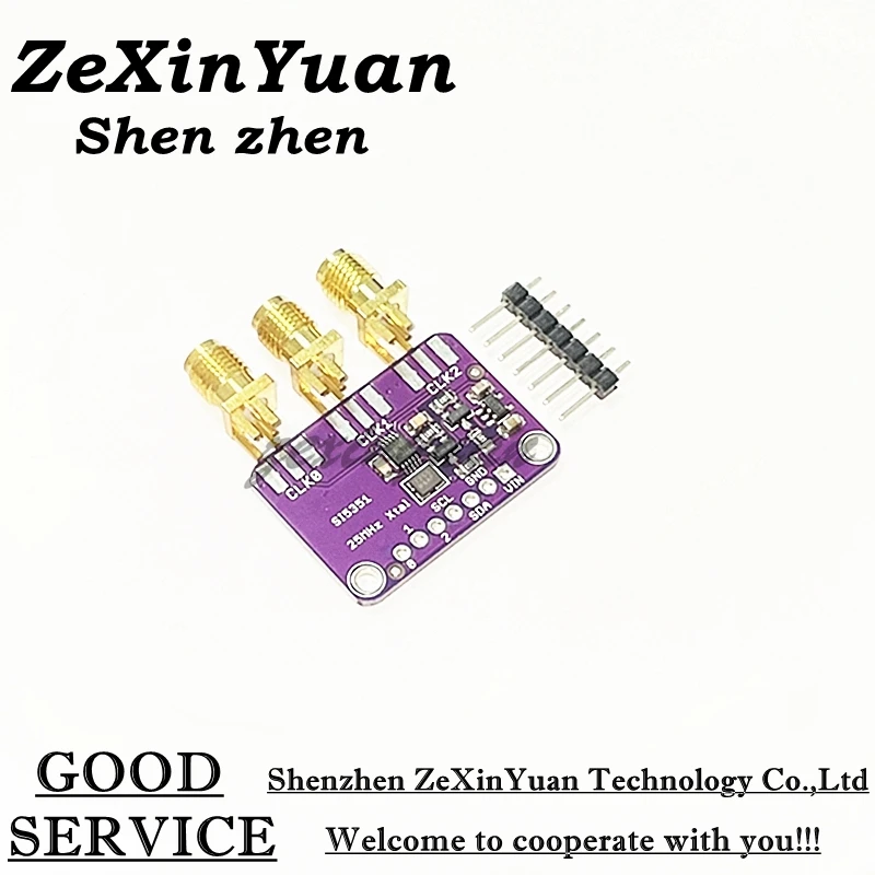 DC 3V-5V 5351 Si5351A Si5351 I2C reloj generador Breakout Board módulo generador de señal reloj 8KHz-160MHz para Arduino