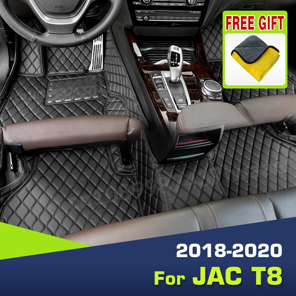 

Автомобильные коврики для JAC T8 2018 2019 2020, пользовательские автомобильные подушечки для ног, автомобильный ковер, аксессуары для интерьера