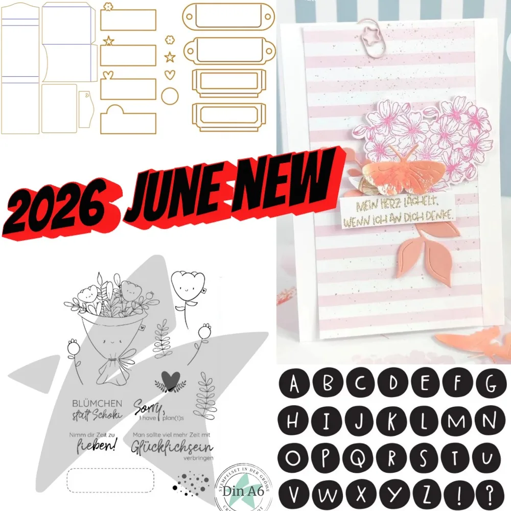 2026 Kleiner Bogen Stempel Metall-Stanzformen Scrapbook Tagebuch Dekoration Schablone Prägevorlage DIY Grußkarte Handgemacht