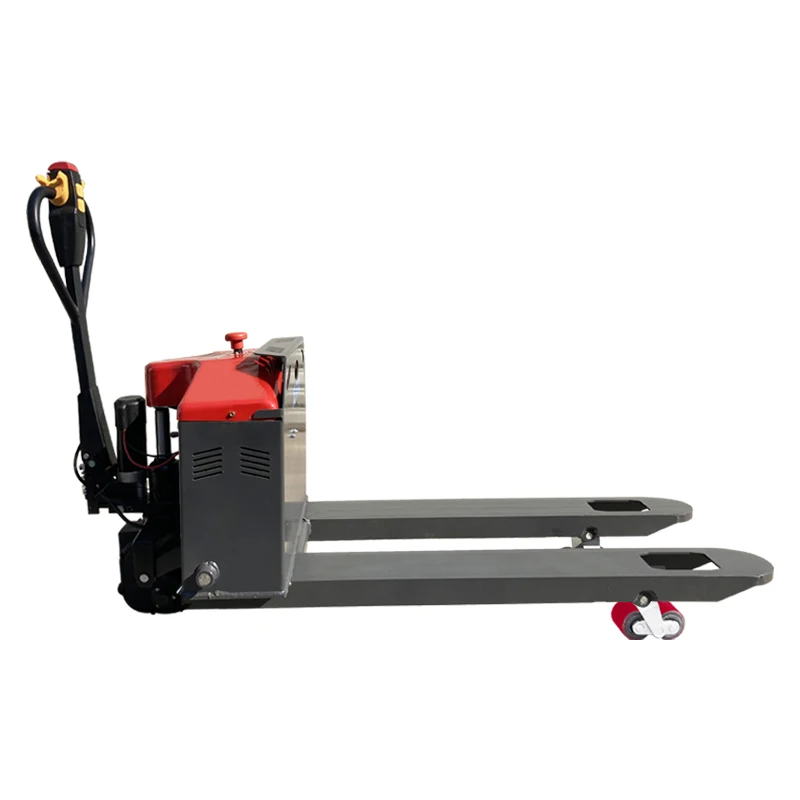 Półautomatyczny hydrauliczny wózek widłowy JackTrucks, wózek widłowy do palet, wózek elektryczny litowo-jonowy 1 tona, mobilny M