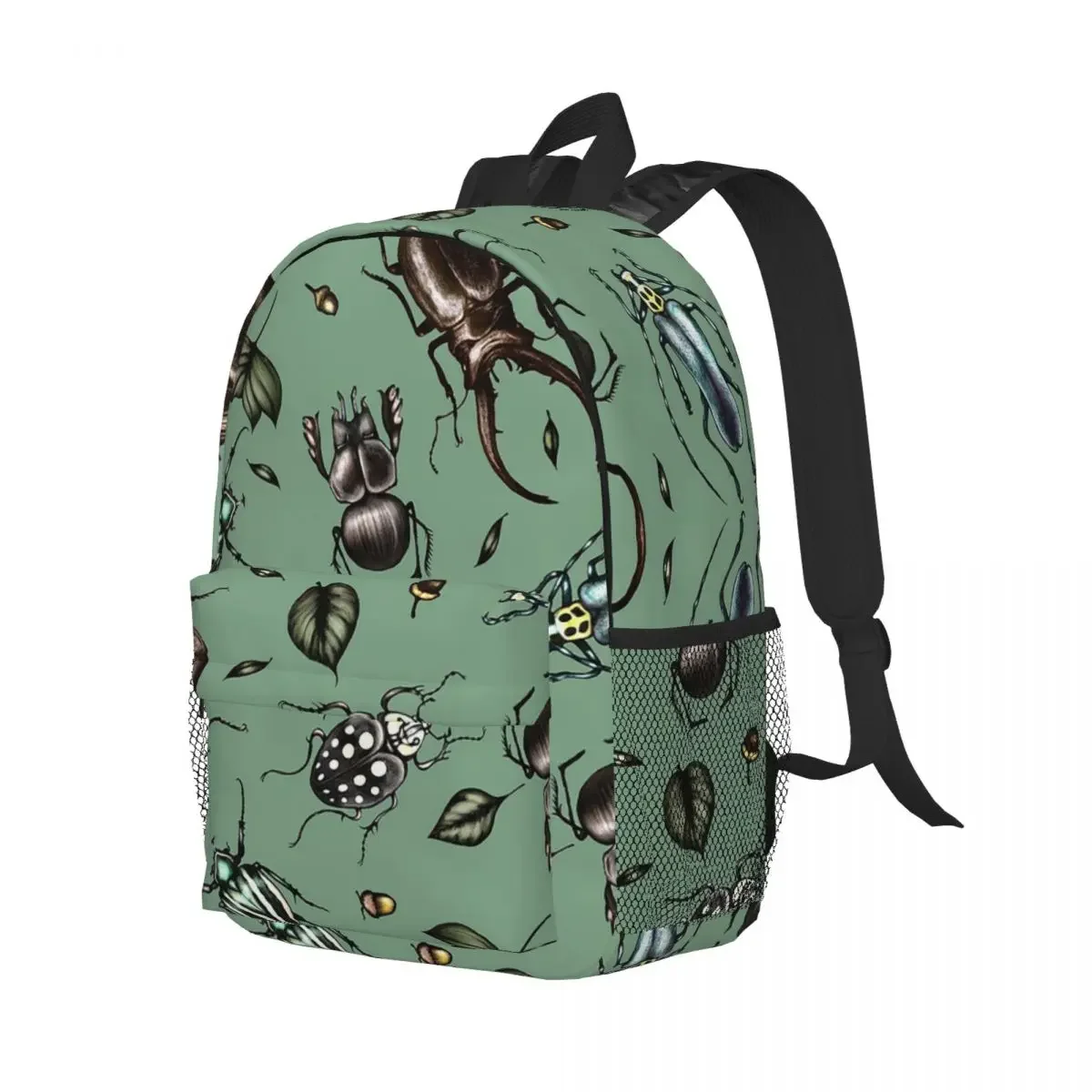 Sacs à dos colorés à motif de scarabée pour enfants, collection d'insectes, cartable pour adolescent, sacs d'école décontractés pour enfants, sac à dos pour ordinateur portable, sac lancé