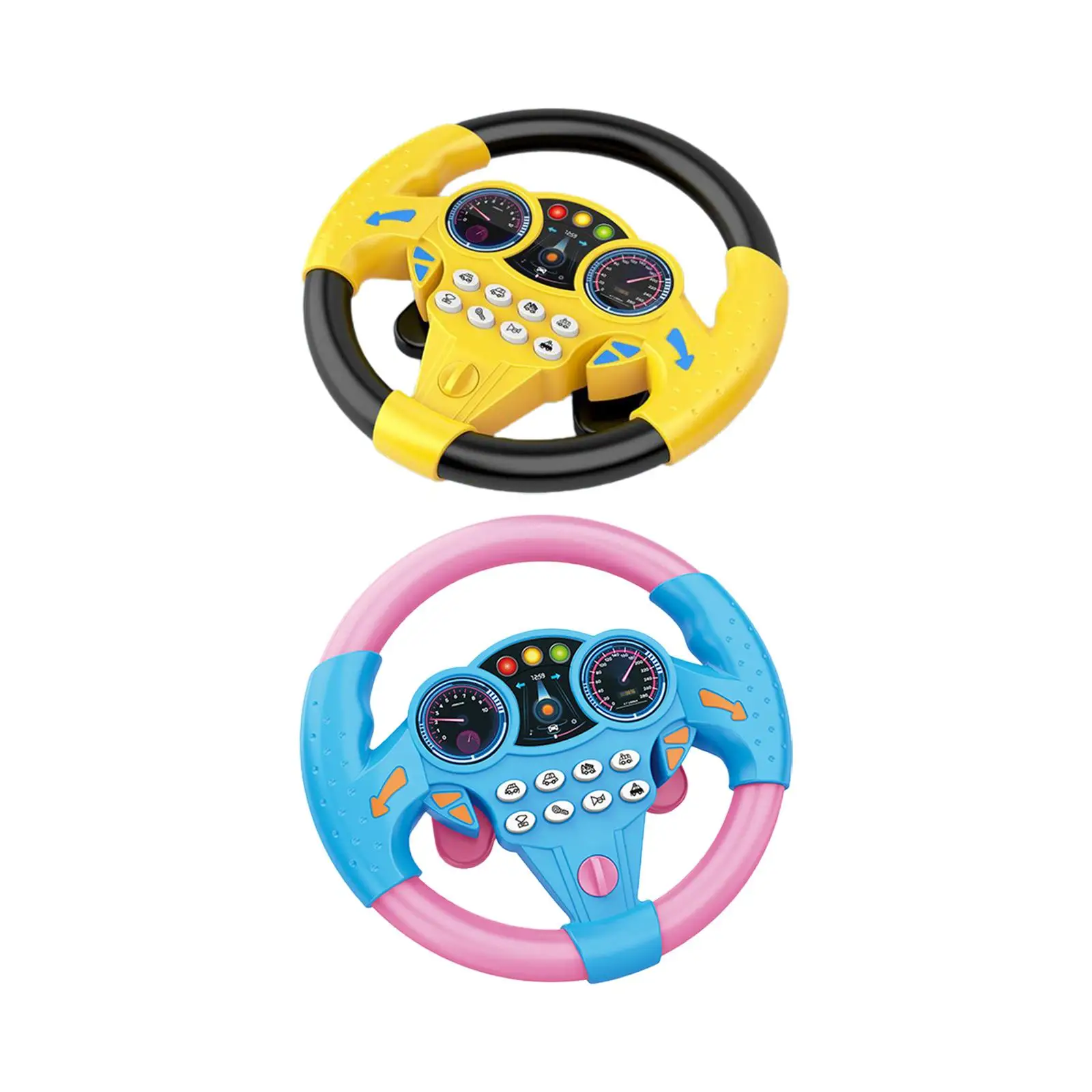 Simulated Driving Controller Funny Roll Steering Wheel with Music steering Wheel