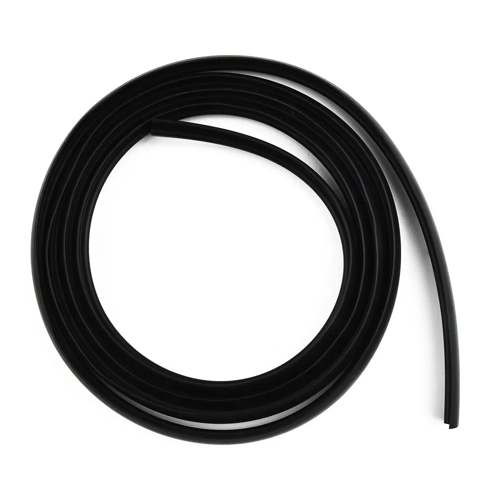 1PCS 2m Sealing Strip Decorative Parts For Automobile H-shaped Front Windshield Sunroof Sealing Strip Rubber Black