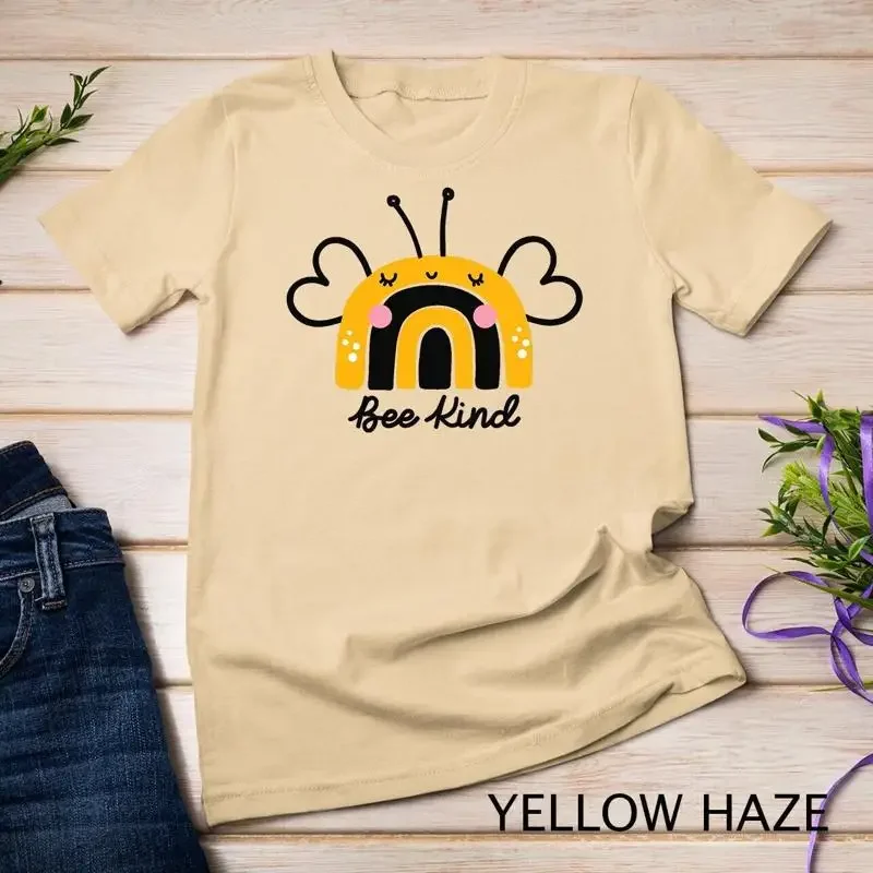 Bee Kind Rainbow Honey Bumble Bee Kindness T Shirt Unisex T shirt