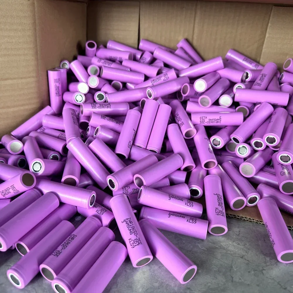 100%Original 35E 20A Discharge Rechargeable Battery 3500mAh INR18650 35E 1-200pcs For Flashlight batteries 3.7V Li-Ion Battery