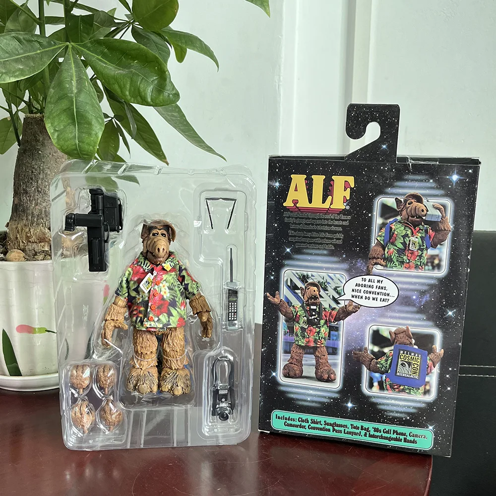 NECA Alien Life شكل ALF شخصية أكشن كونية قصوى ، ألعاب نموذجية حصرية ، دمية متحركة مشتركة ، هدية للأطفال ، NECA ، our