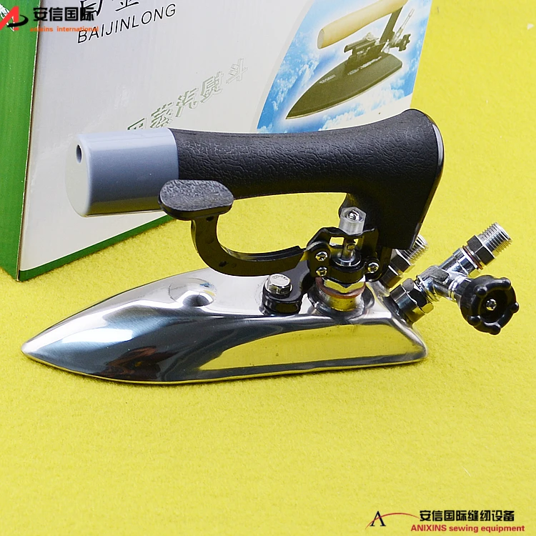 Platinum Dragon Brand HS-200 Full Steam Line Filler Iron Hand-Pressing Type Clothing Shirt Collar Cuff Dedicated 220v