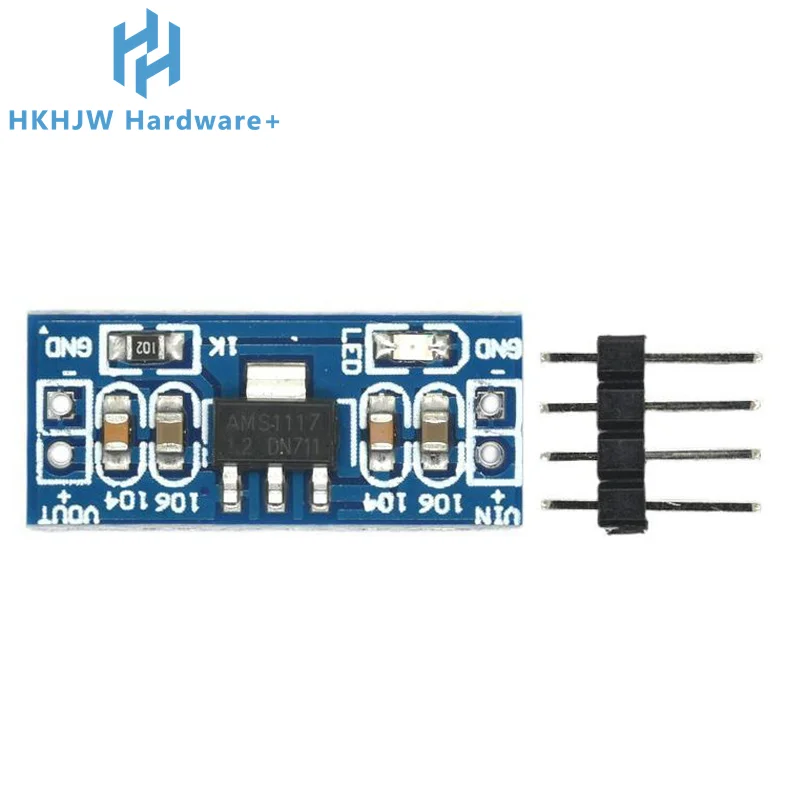 10pcs AMS1117 1.2V 1.5V 1.8V 3.3V 5V Power Supply Module AMS1117-5.0V Power Module AMS1117-3.3V For Diy Kit