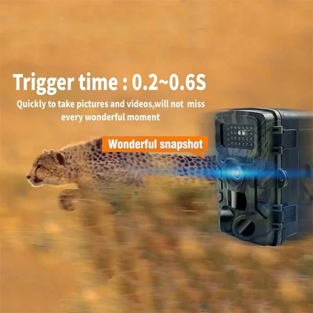 Hunting Camera Trail 36MP 1080P Waterproof PIR Infrared Night Vision Wildlife Camera Surveillance Tracking Monitor Mini Camera