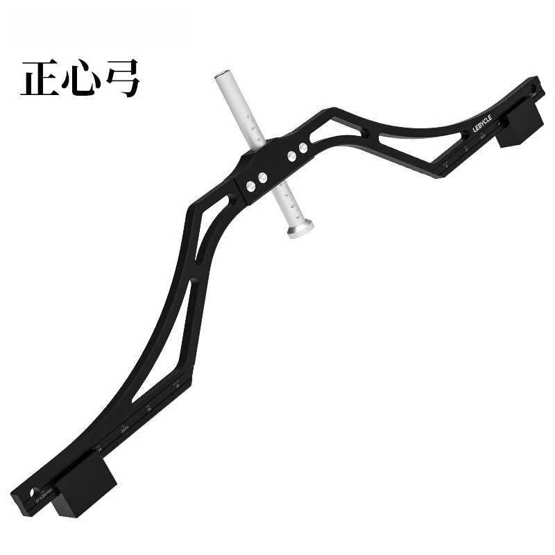 Bicycle Wheel Centering Gauge, Rim Alignment Calibration Tool for Hub Position Adjust Wheel Truing for LEBYCLE