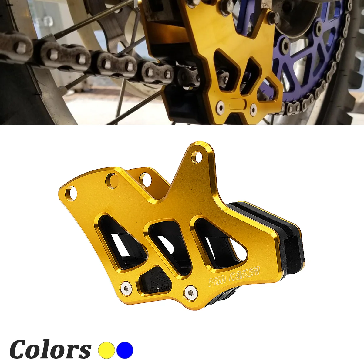 

Motorcycle Chain Guide Cover Guard Protector For Suzuki RM125 RM250 RMZ450 RMZ450Z RMZ250 DRZ400SM RM 125 Z250 Z450 Z450Z Z400SM