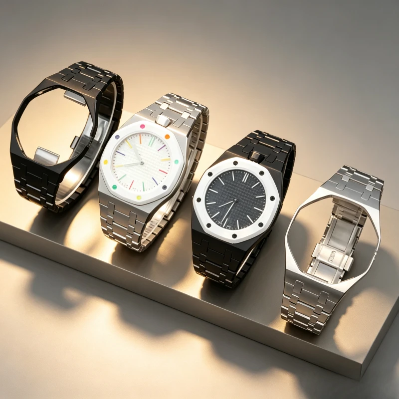 stainless-steel-strap-case-for-swatch-x-ap-royal-pop-pocket-watch-changer-to-wristwatch-modification-kit-accessories