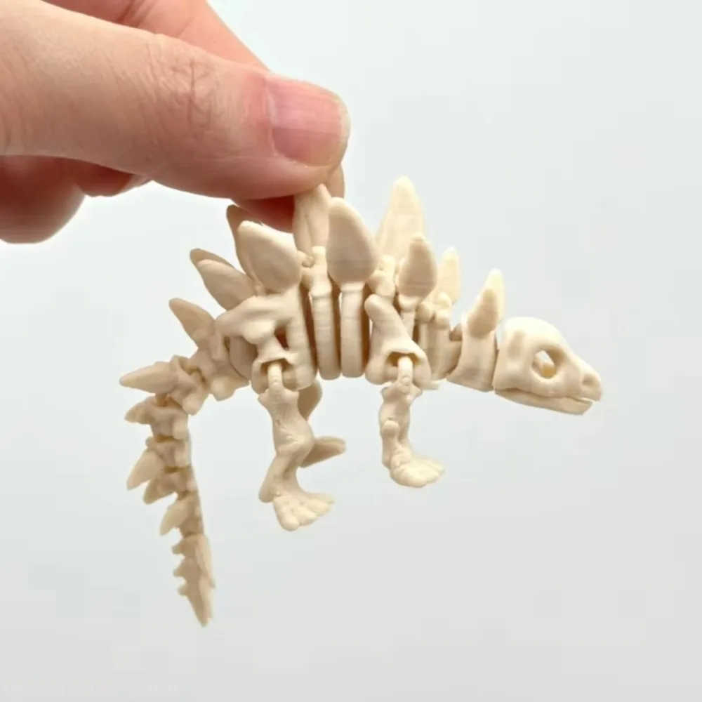 Figurine de squelette de dinosaure articulé imprimée en 3D, modèle à articulations complètes, ornement de bureau, décoration de table et de maison.