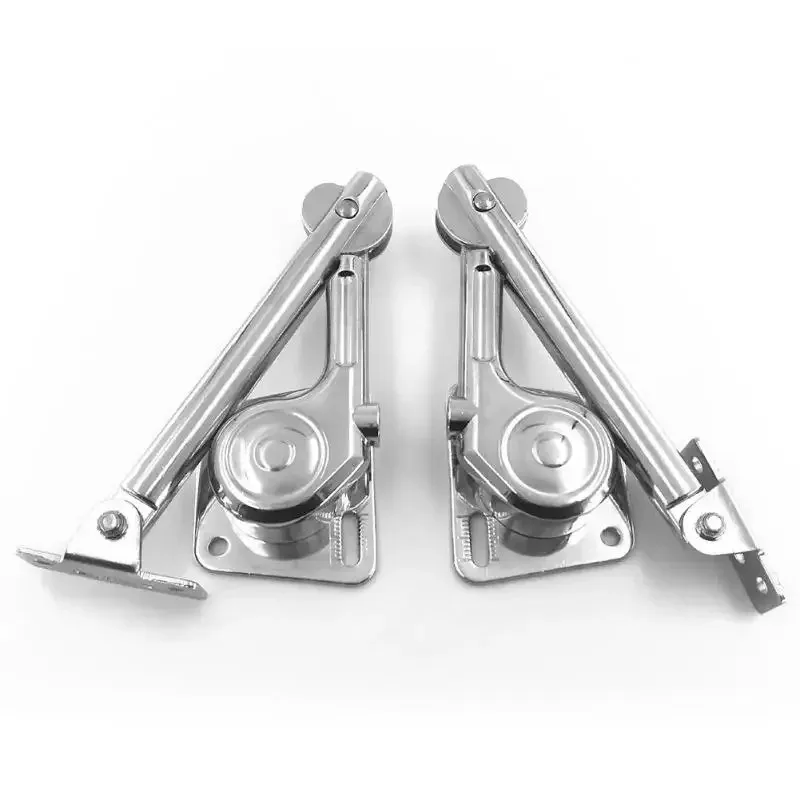 2pcs Soft Close Kitchen Cabinet Hinge Hydraulic Furniture Cupboard Door Hinge Furniture Lift Up Flap Stay Support Hardware
