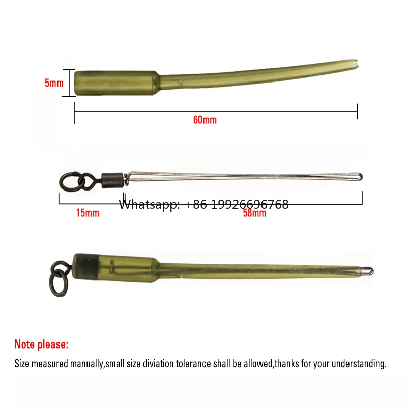 

Carp Fishing Tackle Plastic PVA Solid Bag Stems Connector Swivels Narrow Water Soluble Mesh for Lake Fishing Refill factory