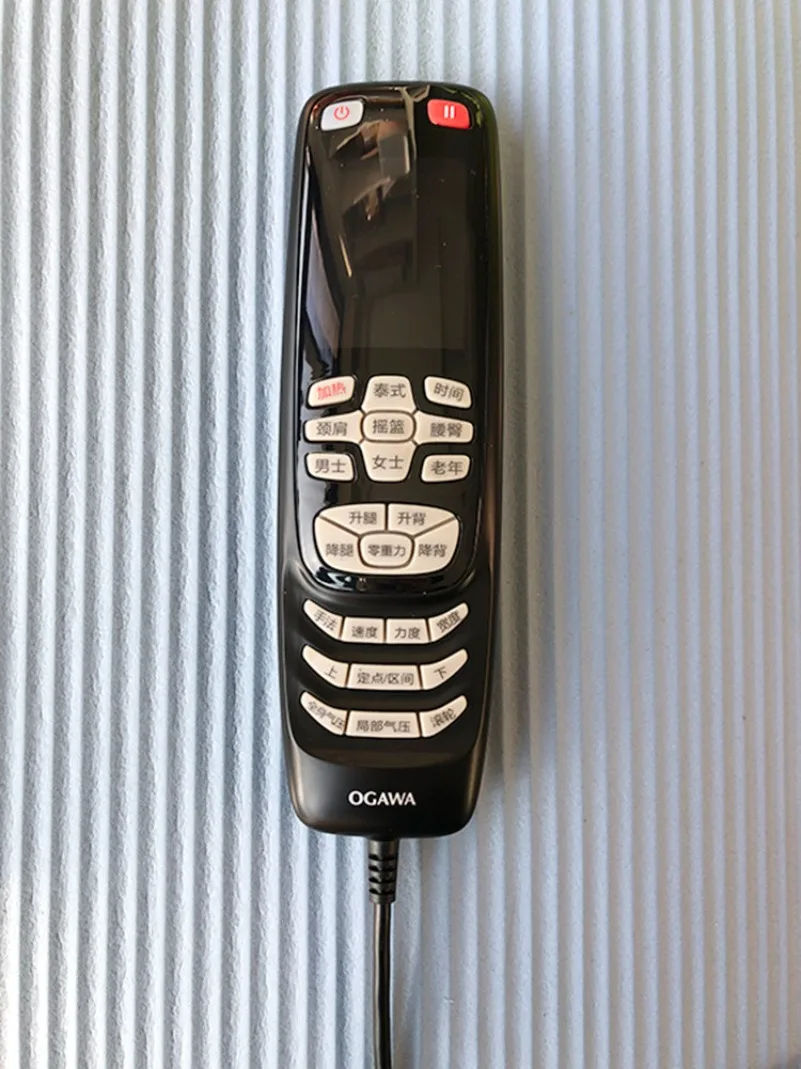 

Аксессуары для массажного кресла: Ручка OG-7106, Пульт дистанционного управления с проводом OG-7107, Ручное управление OG-7108